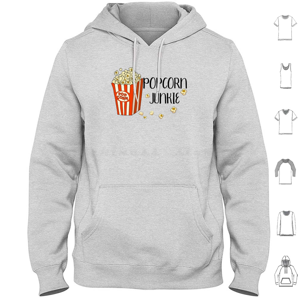 Funny Popcorn Junkie Hoodies L - đánh giá và giá Food Lovers Snacks