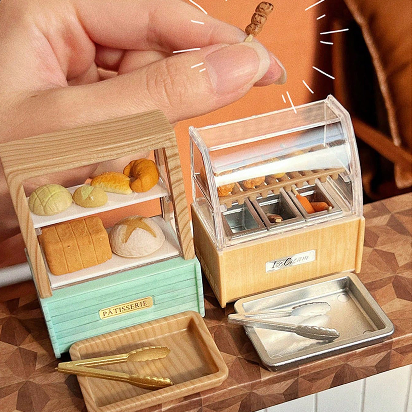 Dollhouse Miniature Bread Cabi - đánh giá và giá Food Snacks In Usa