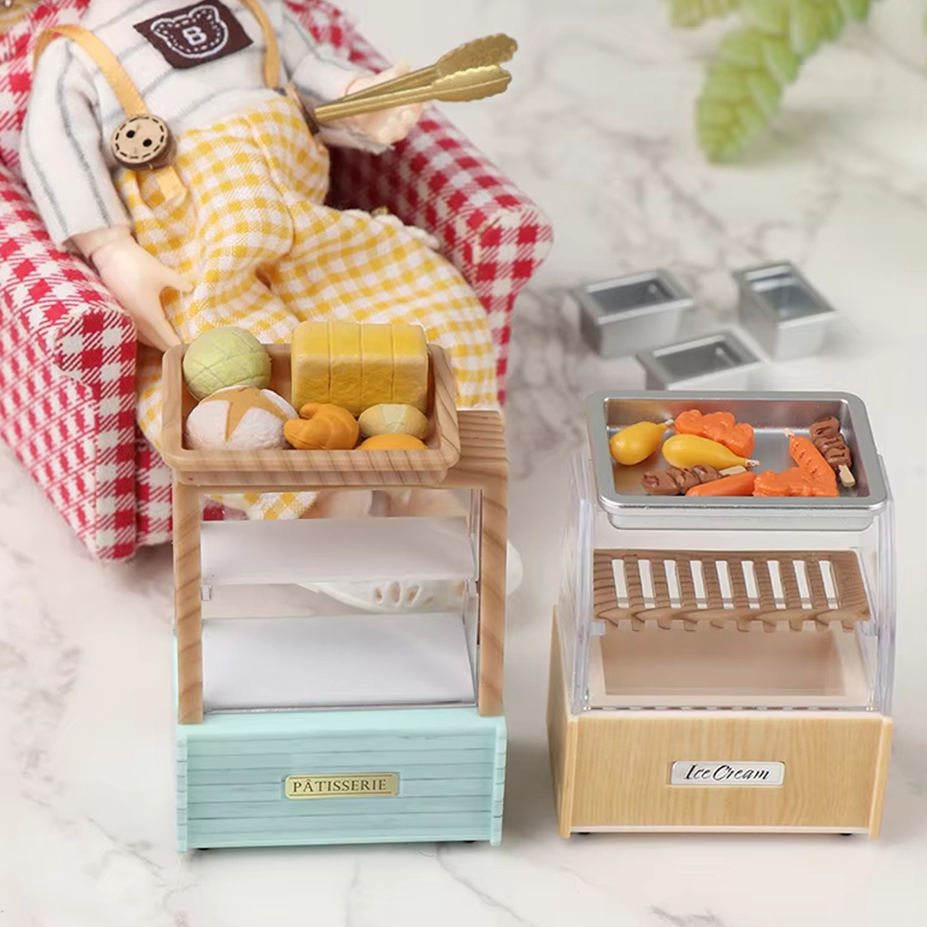 Dollhouse Miniature Bread Cabi - đánh giá và giá Food Snacks In Usa