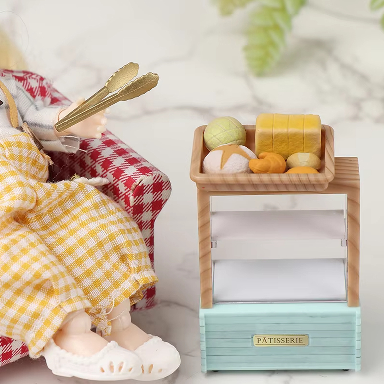 Dollhouse Miniature Bread Cabi - đánh giá và giá Food Snacks In Usa