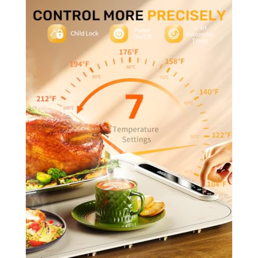 Warming Mat for Food, VEPOKA F - đánh giá và giá Food & Snacks Pdf