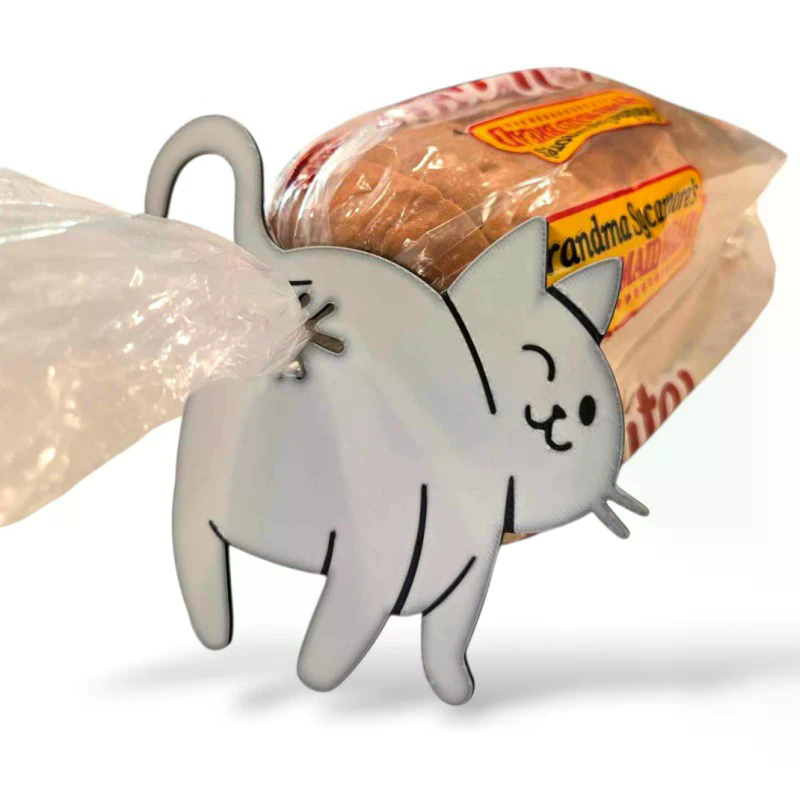 2pcs 3D Cat Butt Bread Bag Cli - đánh giá và giá Food Lovers Snacks