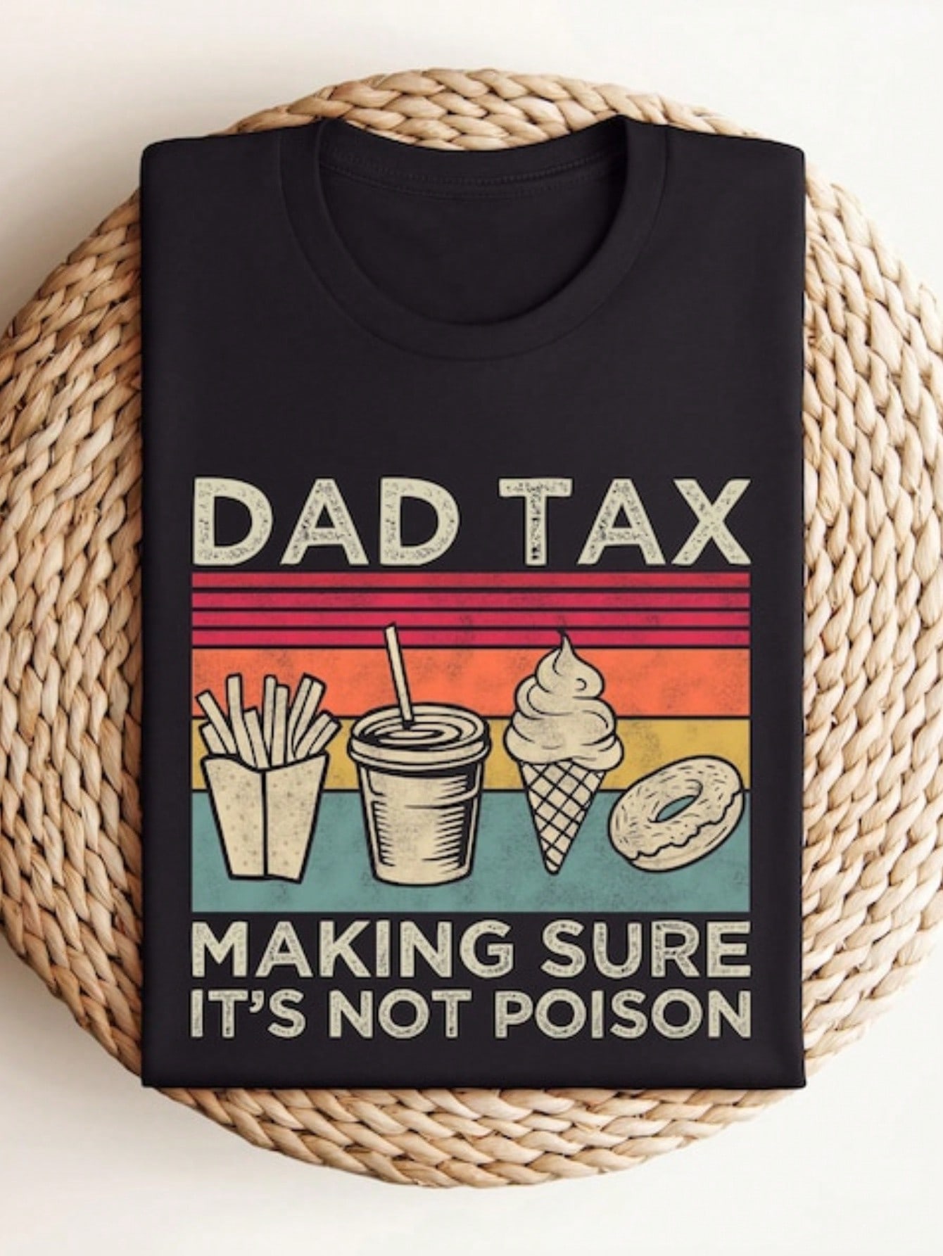 Vintage-Style Dad Tax Graphic  - đánh giá và giá Food & Snacks Pdf