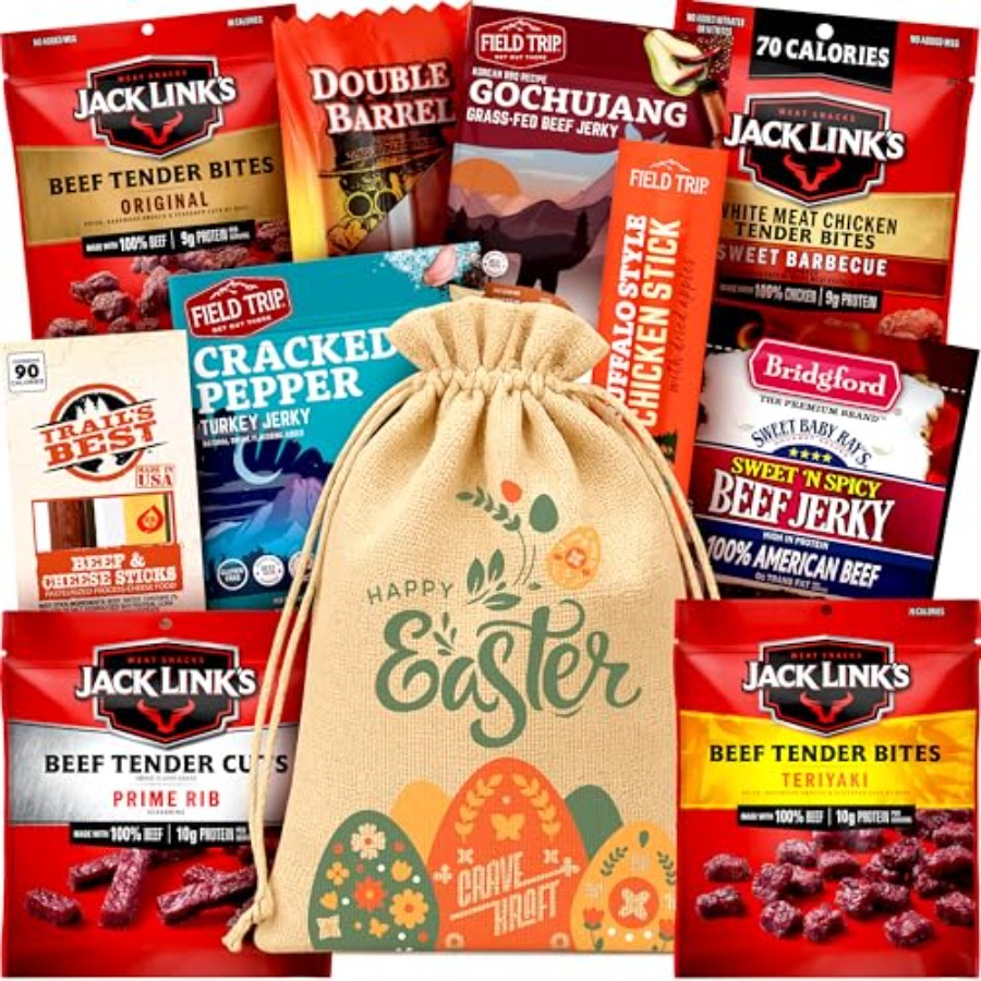 Beef Jerky Easter Basket For M - đánh giá và giá Jerky Beef Pack