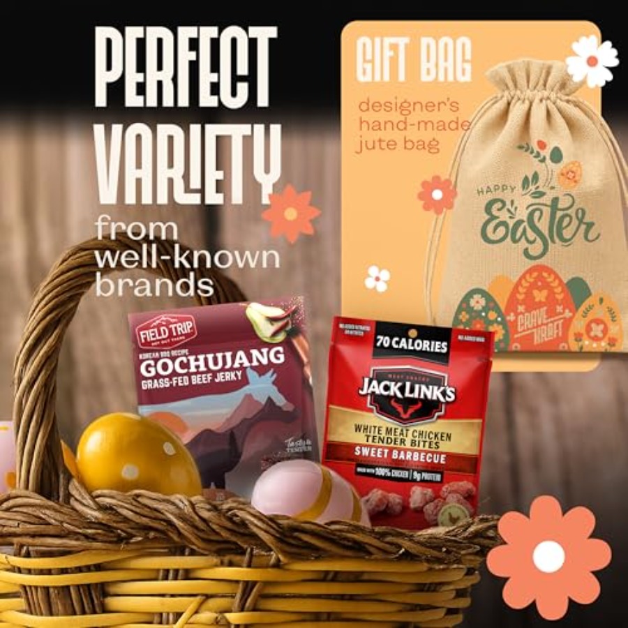 Beef Jerky Easter Basket For M - đánh giá và giá Jerky Beef Pack