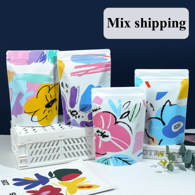 100PCS Aluminum Foil Stand-up  - đánh giá và giá Food Lovers Snacks